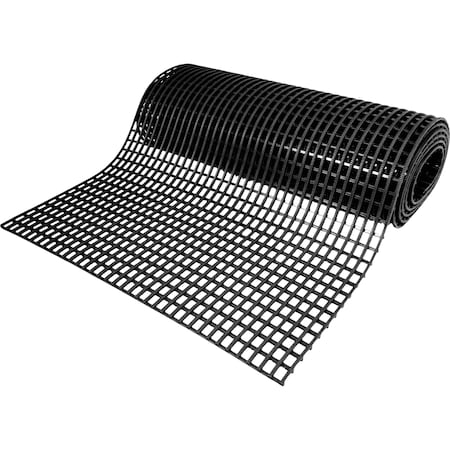 Safestep Antifatigue Mat, 33 ft L x 36 in W, Black 356773